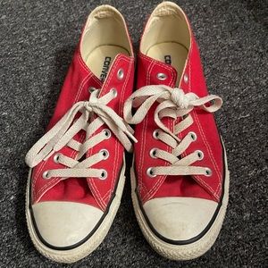 Converse red size 10 worn/ used condition